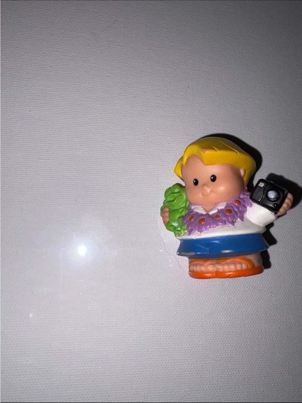 Fisher Price Little People Vacation Trip vintage Eddie lei camera frog 2001
